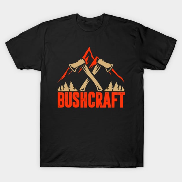 Bushcraft - Outdoor Survival Camping T-Shirt by Streetwear KKS